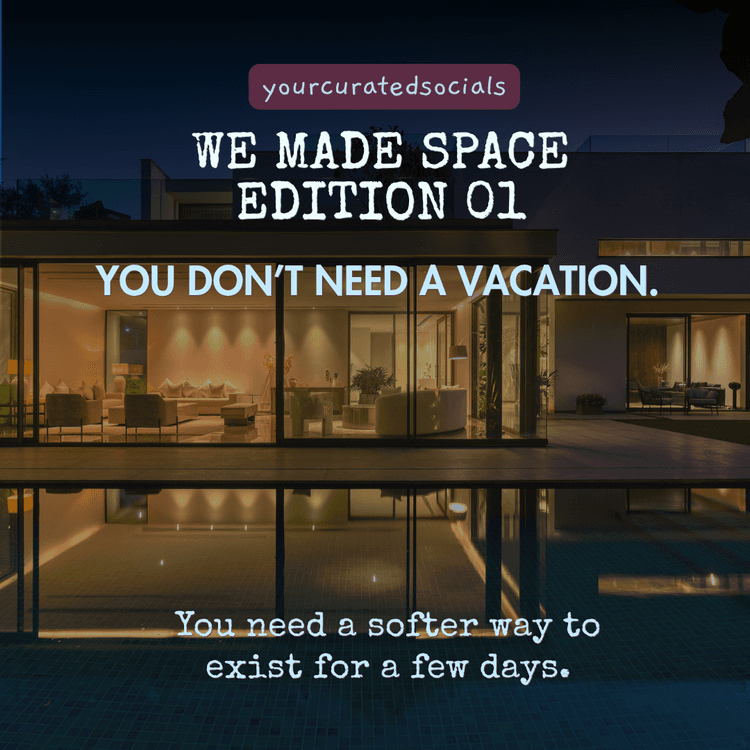 We Made Space  Edition 01